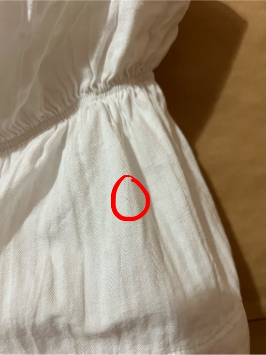 Miou Muse | Strapless Ruffle Top Peplum Tube Top White Size M - Picture 7 of 11